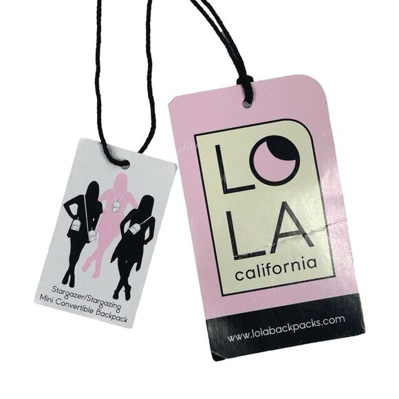 LOLA Neon Carnival Stargazer Mini Convertible Backpack - 8" x 5.25" x 2.25” - Picture 7 of 7